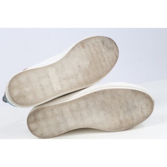 Kurt Geiger London Laney Eagle White Leather Sneakers Size 39 Metallic Rainbow - Picture 16 of 16